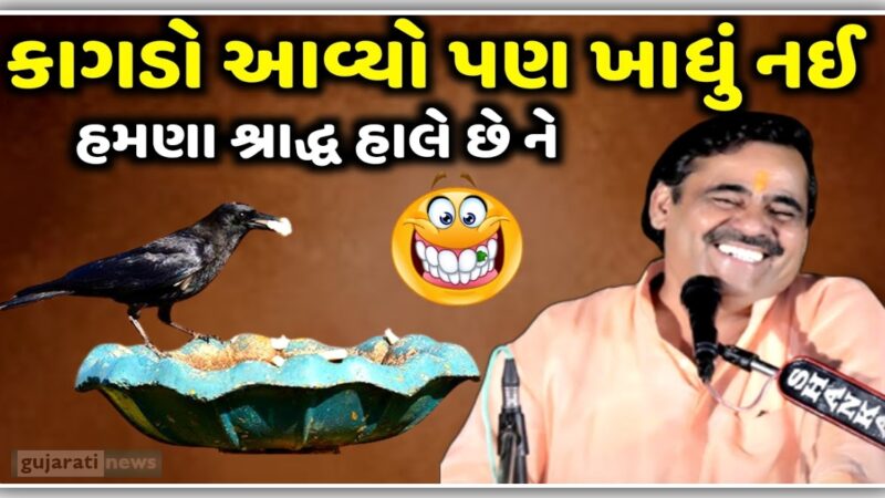 માયાભાઇ આહીર – કાગડો આવ્યો પણ ખાધું નઈ, જુઓ વીડિયો