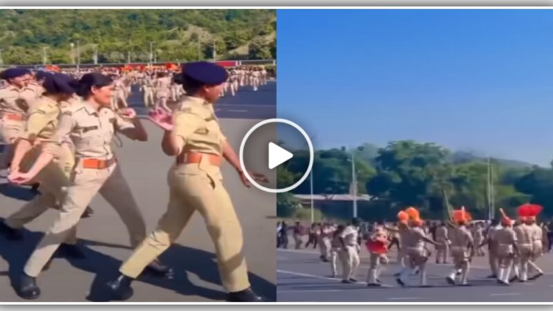 ભારતીય પોલીસ મહિલાઓ એ કર્યા એક નંબર ગરબા, જોઈને તમે પણ ગરબા લેવા થઈ જશો તૈયાર, જુઓ વિડિયો