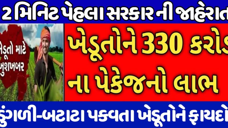 ખેડૂતોના હિતમાં ભૂપેન્દ્ર સરકારનો મહત્વપૂર્ણ નિર્ણય, ડુંગળી-બટાટા પકવતા ખેડૂતોને હવે ‘બખ્ખાં’