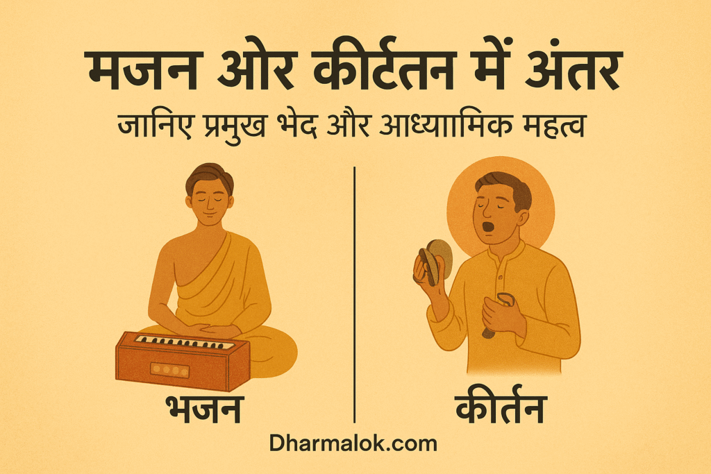 भजन और कीर्तन में अंतर